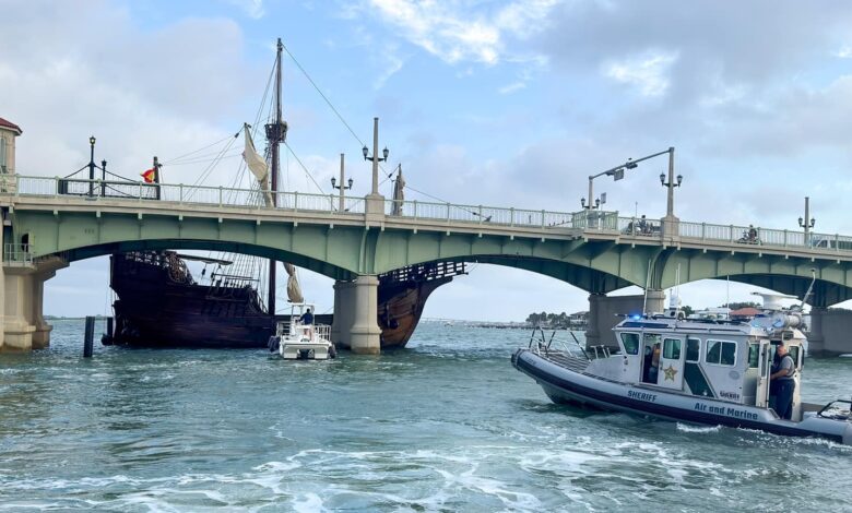 nao trinidad bridge of lions collision