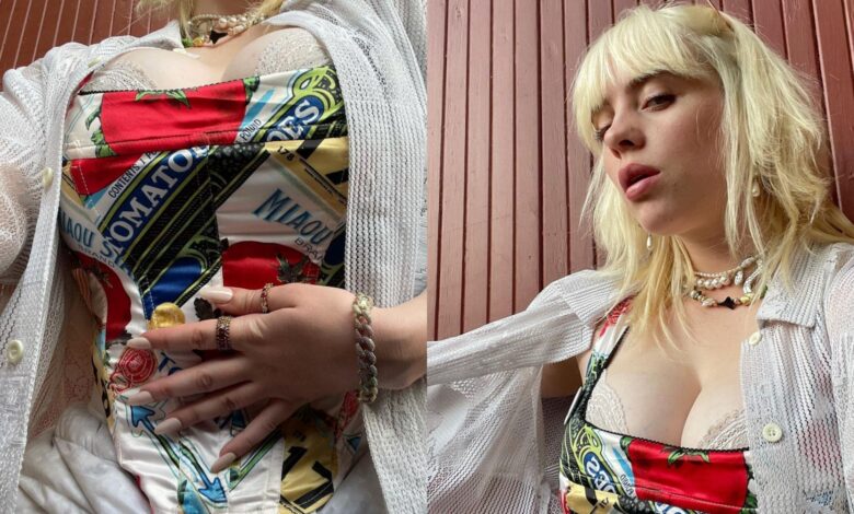 Billie Eilish Mirror Photo Strap