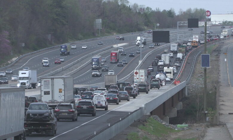I-95 Fredericksburg Shutdown Power Lines